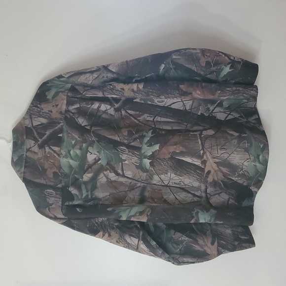 Mens Liberty Camo Button Down Shirt Jacket Size XXL Realtree Hardwoods - Picture 6 of 10